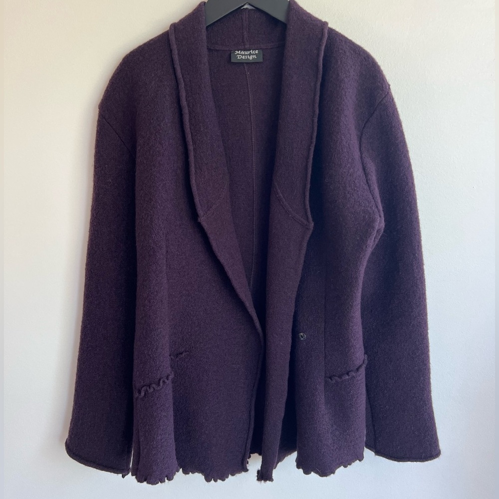 100% superfine merino wool  Cardigan Sweater jacket